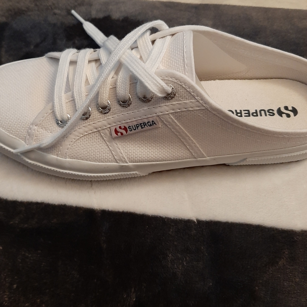 NWT Superga Slide Sneakers Size 7 Ladies - Picture 3 of 8